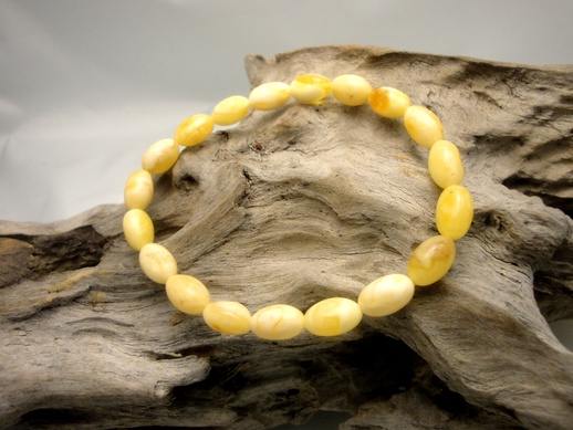 Bracelet Milky Color Olives: click to enlarge
