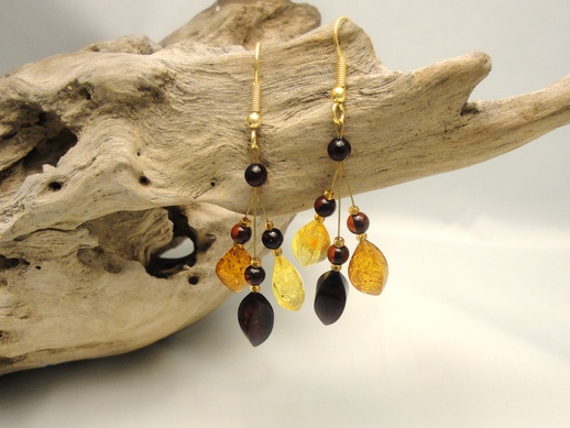 Earrings Multicolor Almonds: click to enlarge