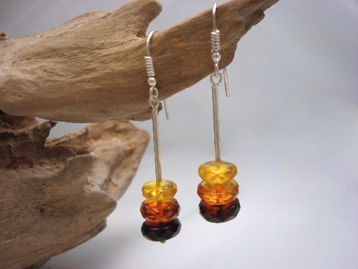 Earrings Multicolor Faceted Pineapple: click to enlarge