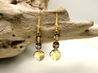 Earrings Green Peanut