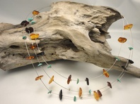 Necklace Rain Chips Multicolor