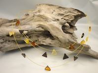 Necklace Rain Triangular Multicolor