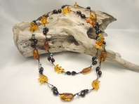 Necklace Bohemian Style With Turquise Long