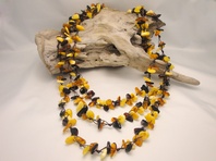 Necklace Chips Multicolor Long