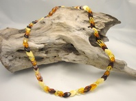 Necklace Leaves Multicolor Short