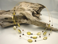 Necklace Rain Green Peanuts