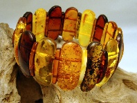 Bracelet Multicolor Amber Large