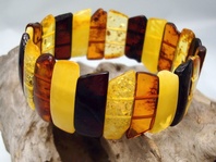 Bracelet Multicolor Irregular Flat Shape