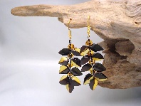 Earrings Dual Color Ivy, Long