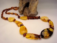 Luxury Amber Composition Necklace 