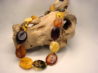 Large Multicolor Amber Necklace