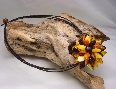 Brooch/Pendant Dahlia Multicolor