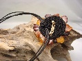 Brooch/Pendant Aster Multicolor
