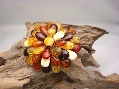 Brooch/Pendant Daisy Multicolor