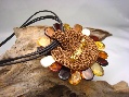 Brooch/Pendant Daisy Multicolor