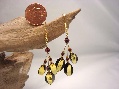 Earrings Green Almonds