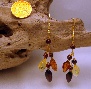 Earrings Multicolor Almonds
