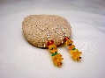 Earrings Barroco shape with Turquoise