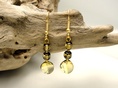 Earrings Green Peanut