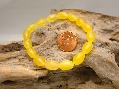 Bracelet Milky Yellow Color Olives