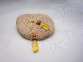 Earrings Champagne Color Fragments