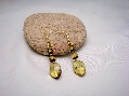 Earrings Green Peanut